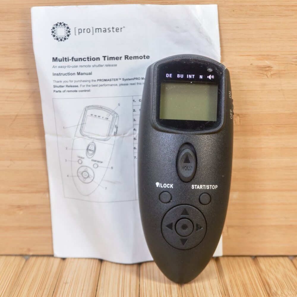 Promaster System Pro Multifunction Timer Controlled Remote Shutter Release.